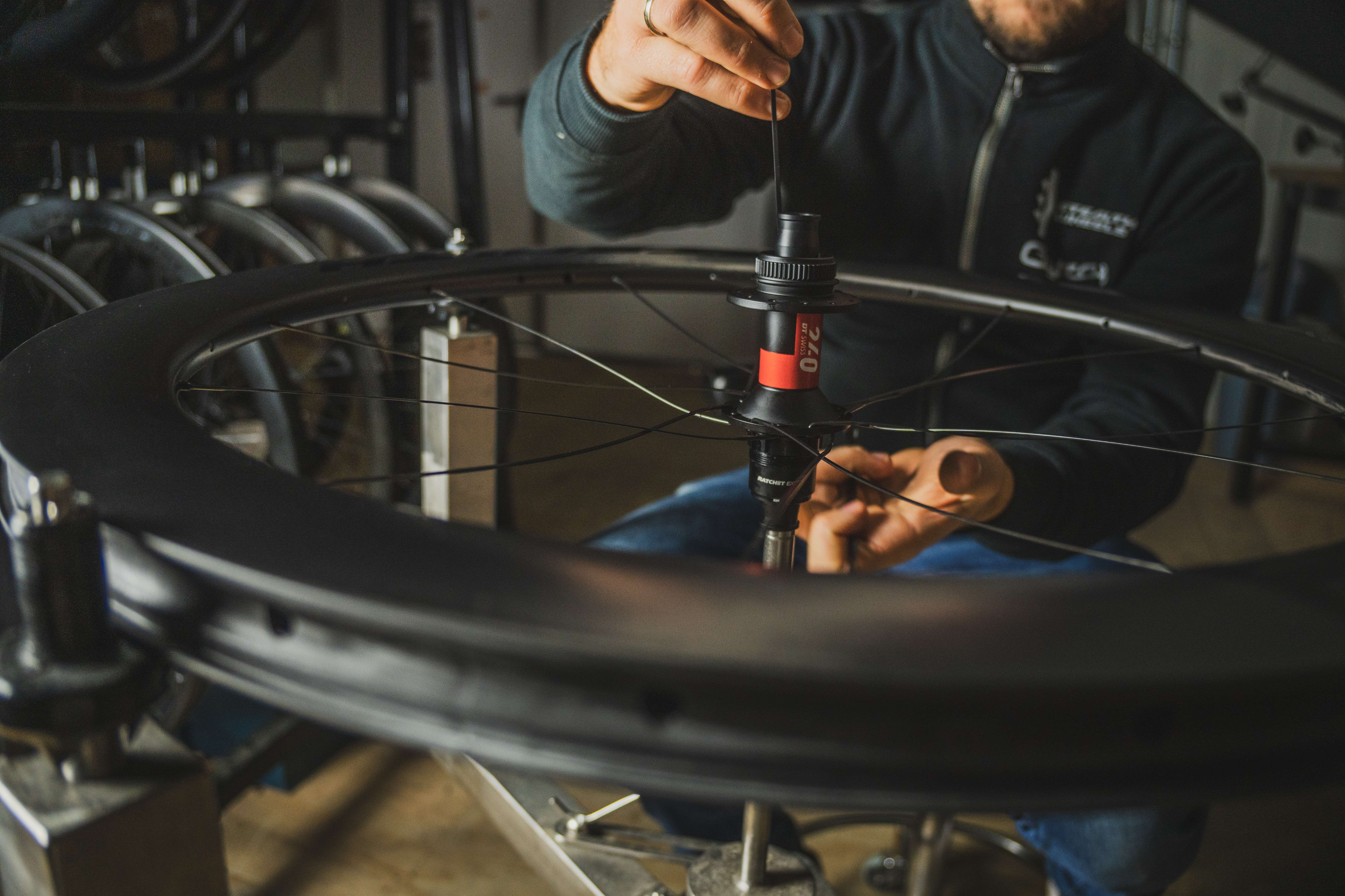 Réparation de roues furtives